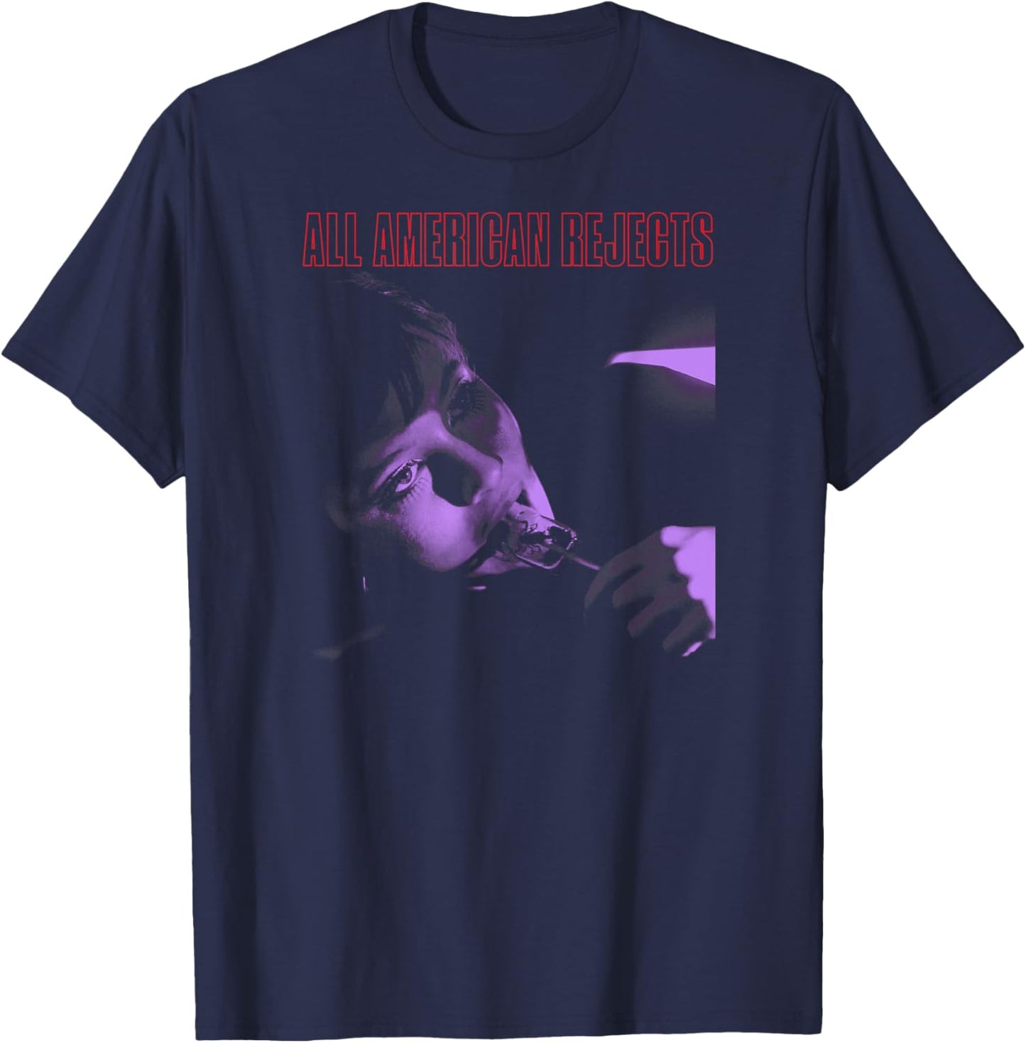 All American Rejects - Send Her to Heaven - Official Merch T-Shirt - T-Shirt | Navy