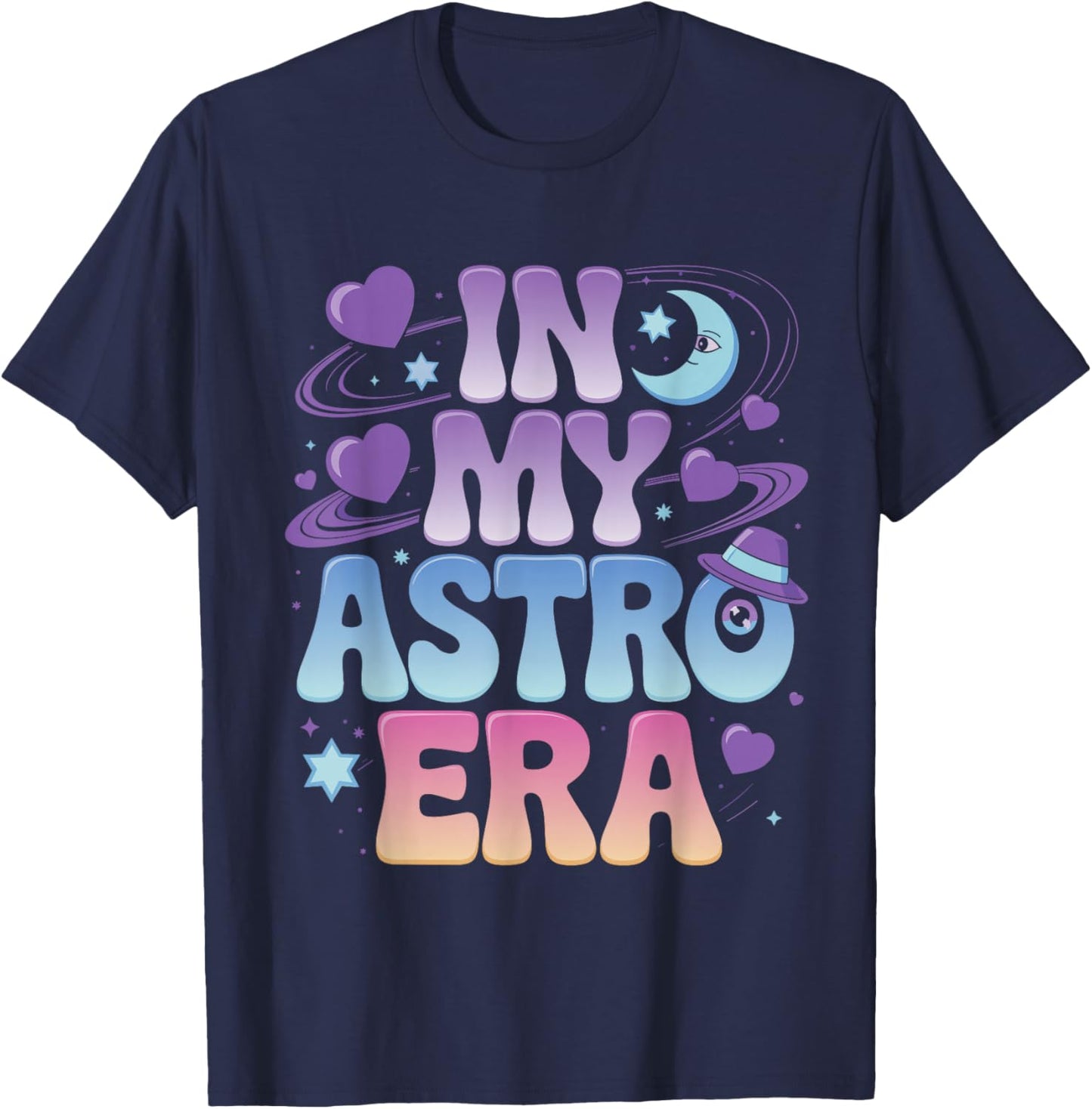 Funny Dandys World Astro Kids in My Astro Era Dandys World T-Shirt - T-Shirt | Navy