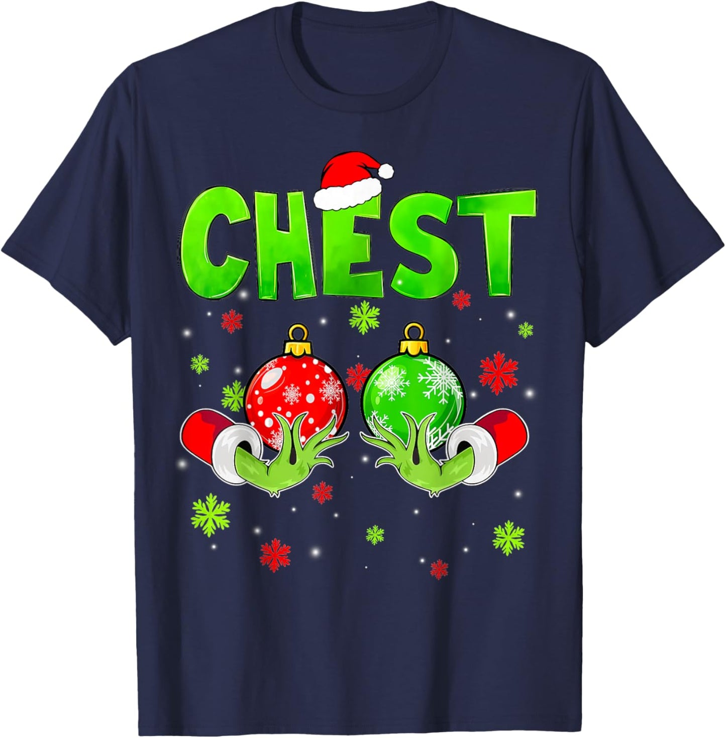 Chest Nuts Matching Chestnuts Xmas Christmas Couples Women T-Shirt - T-Shirt | Navy