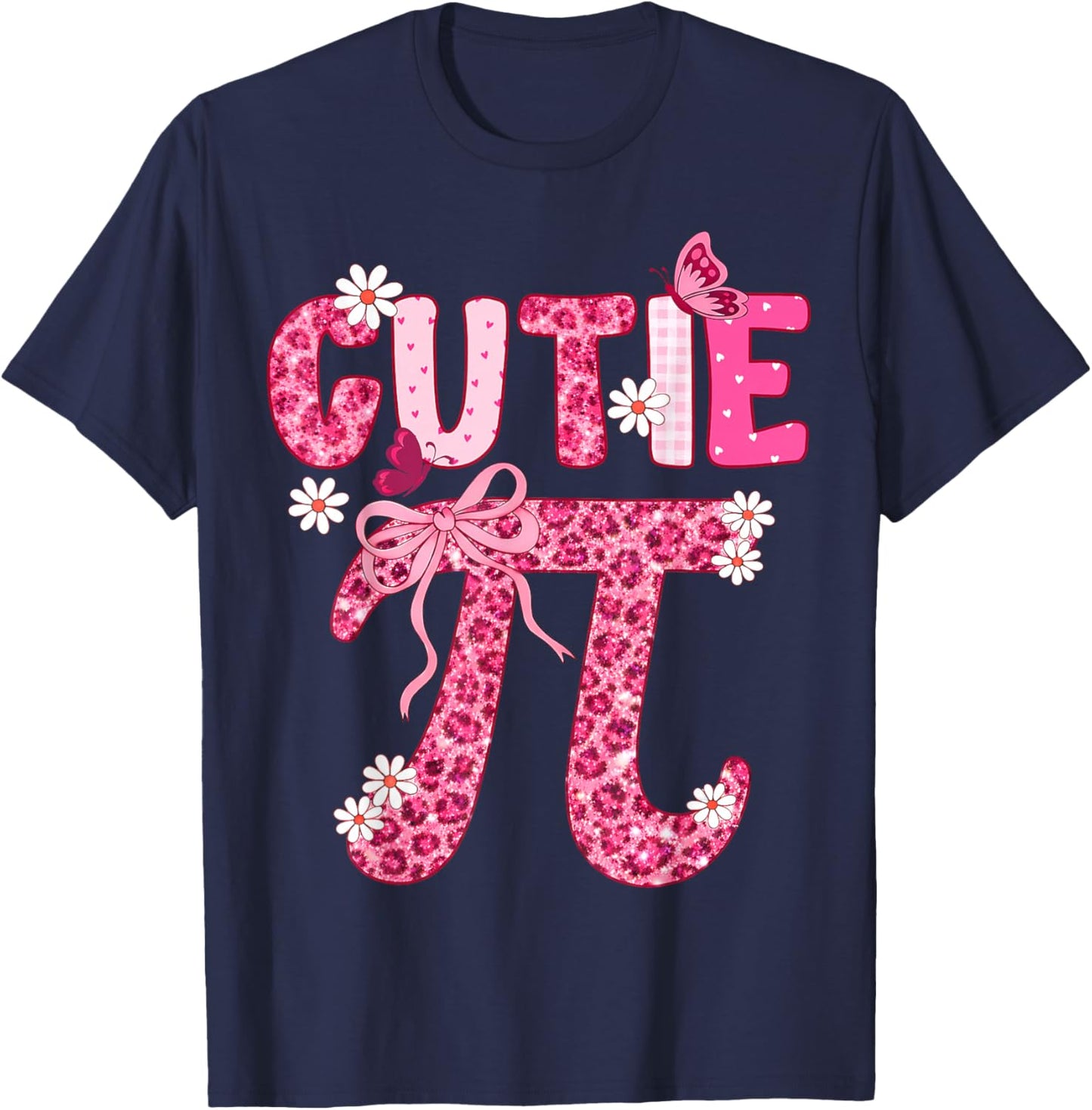 Cutie Pi Day Women Kids Men Toddler Math Teacher Student T-Shirt - T-Shirt | Navy