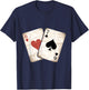 Six Seven Playing Cards Vintage 67 Funny Meme Classic Humor T-Shirt - T-Shirt | Navy