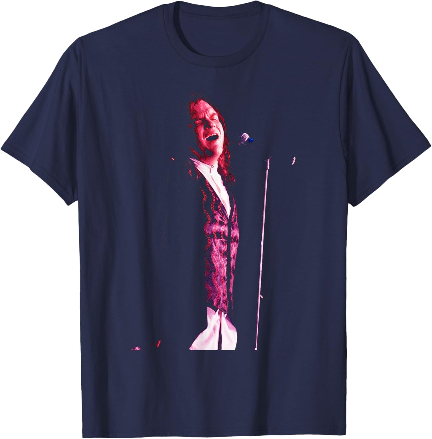 I'd Do Anything for Love Singer Meat Loaf Everything Louder T-Shirt - T-Shirt | Navy