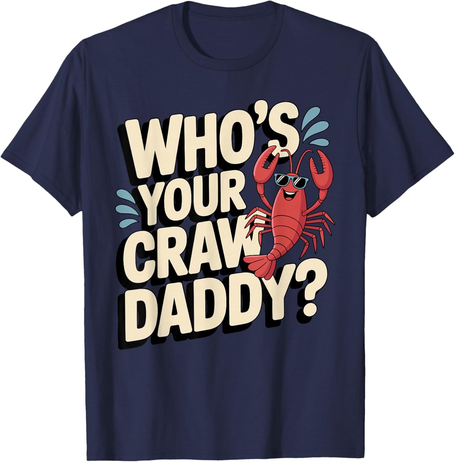 Crawfish Art Women Kids Crawfish Boil Crawfish Lover T-Shirt - T-Shirt | Navy