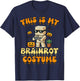 Brain Rot Halloween Costume Shirt Kids Zombie Brainrot Gamer T-Shirt - T-Shirt | Navy