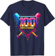 100 Days of School Boys Kids 100th Day of School Baseball T-Shirt - T-Shirt | Navy