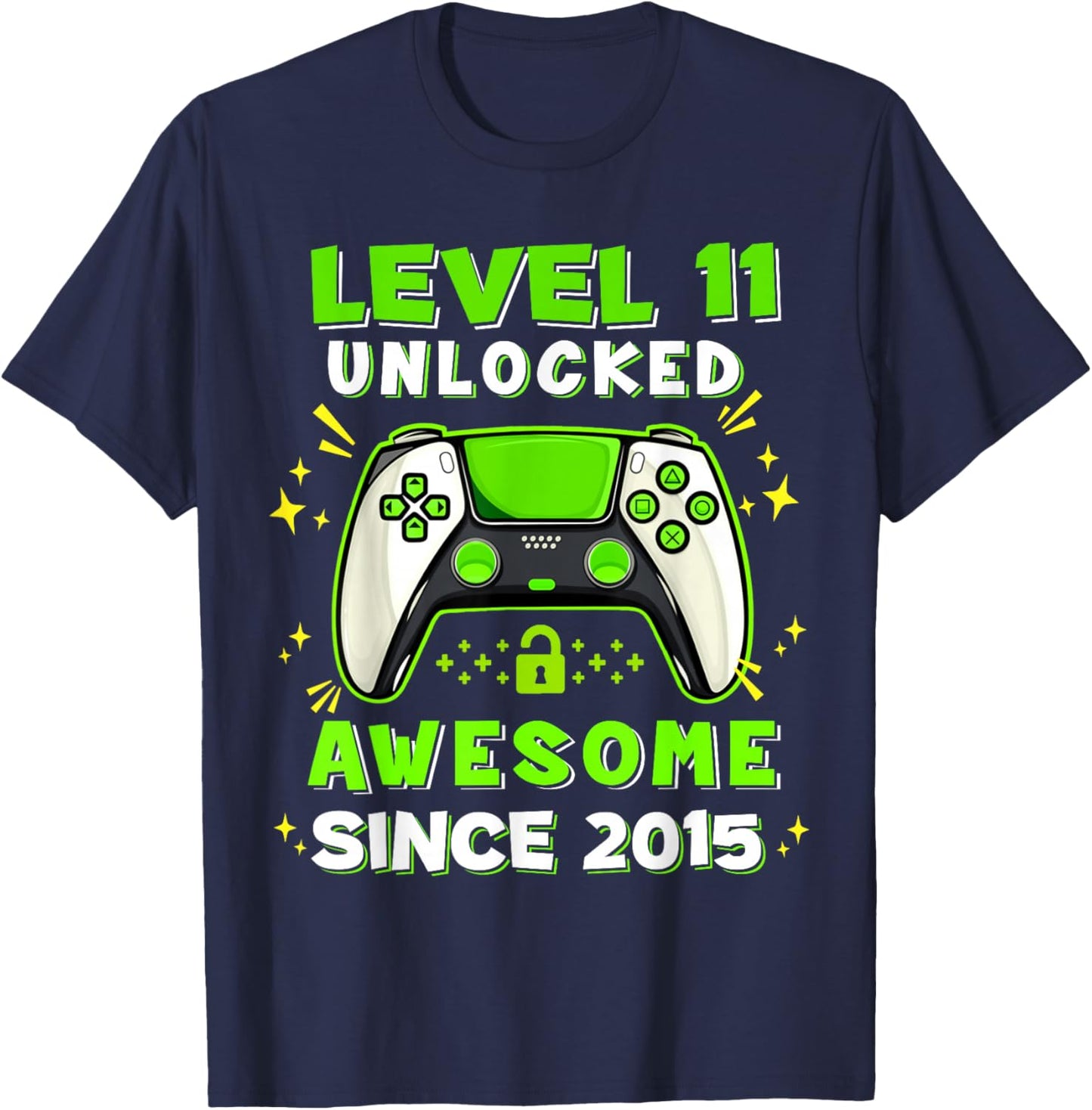 11th Birthday for Boys 11 Years Birthday Kids Gifts T-Shirt - T-Shirt | Navy