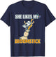 She Likes My Broomstick He Likes My Pumpkins Funny Couple T-Shirt - T-Shirt | Navy