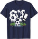 Funny 67 Soccer Drip Number 67 Soccer T-Shirt - T-Shirt | Navy