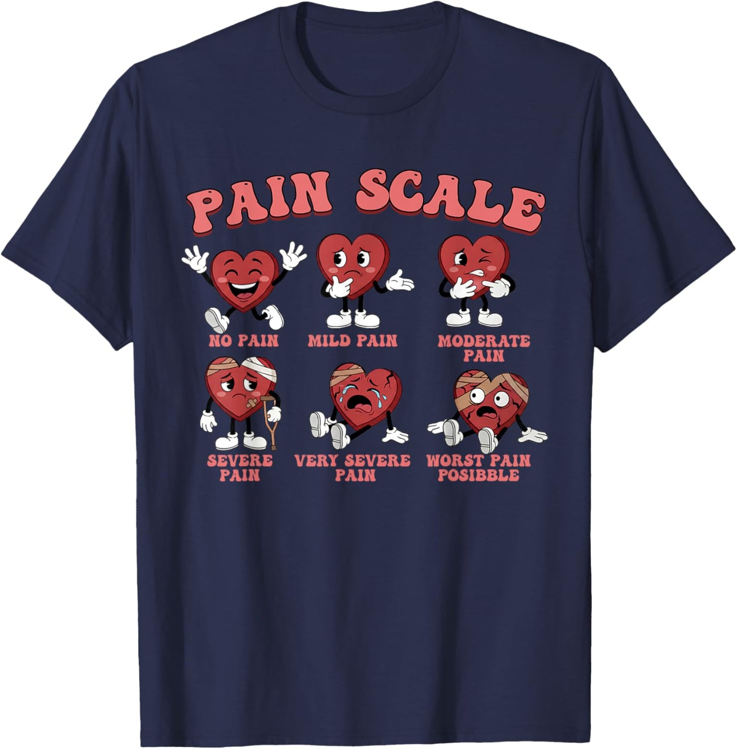 Valentine T-Shirt - T-Shirt | Navy