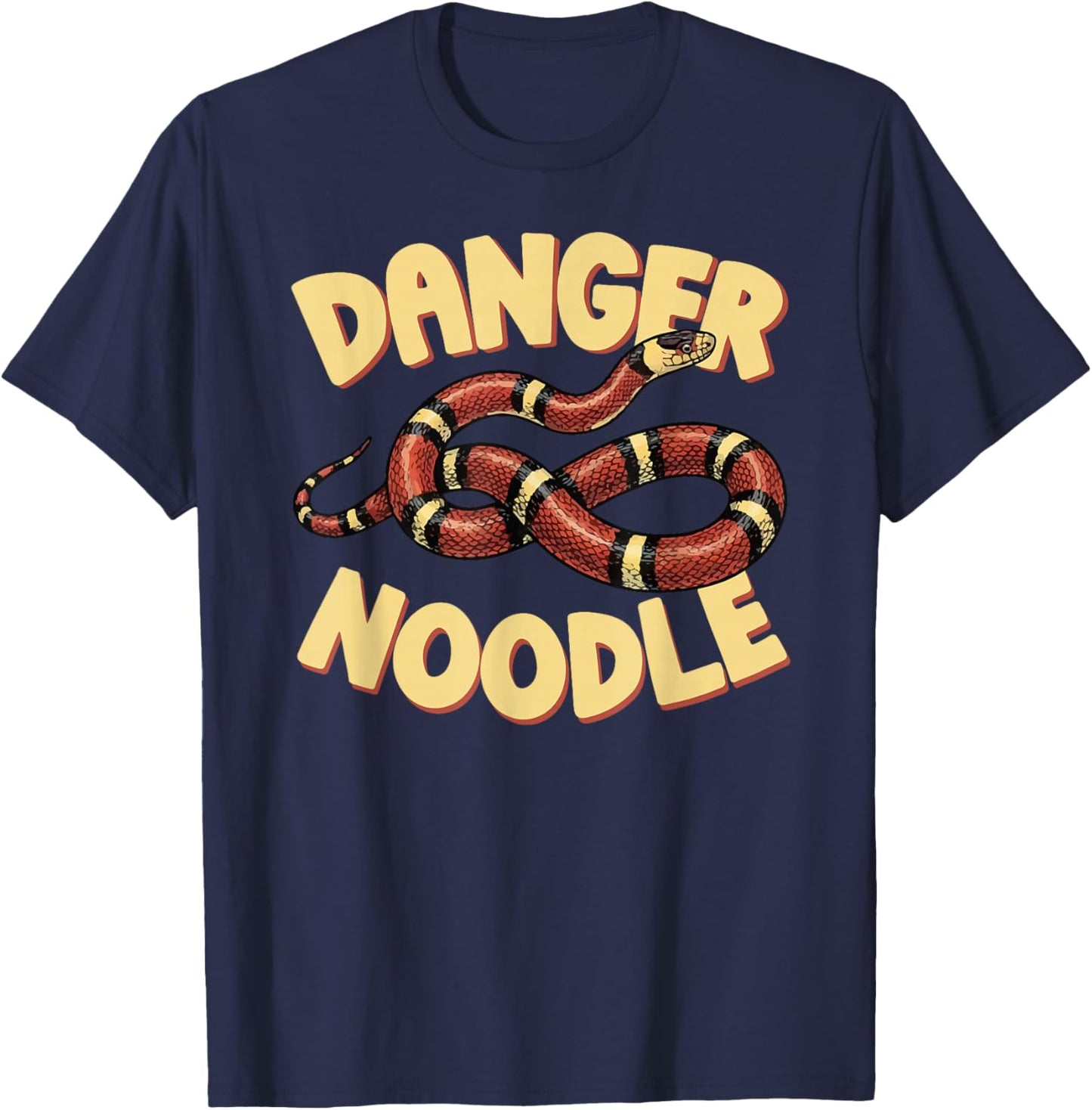 Danger Noodle Milk Snake Owner Milk Snake Lover Milk Snakes T-Shirt - T-Shirt | Navy