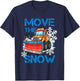 Snow Plow Driver Funny Snowplow Truck Winter Plowing Design T-Shirt - T-Shirt | Navy
