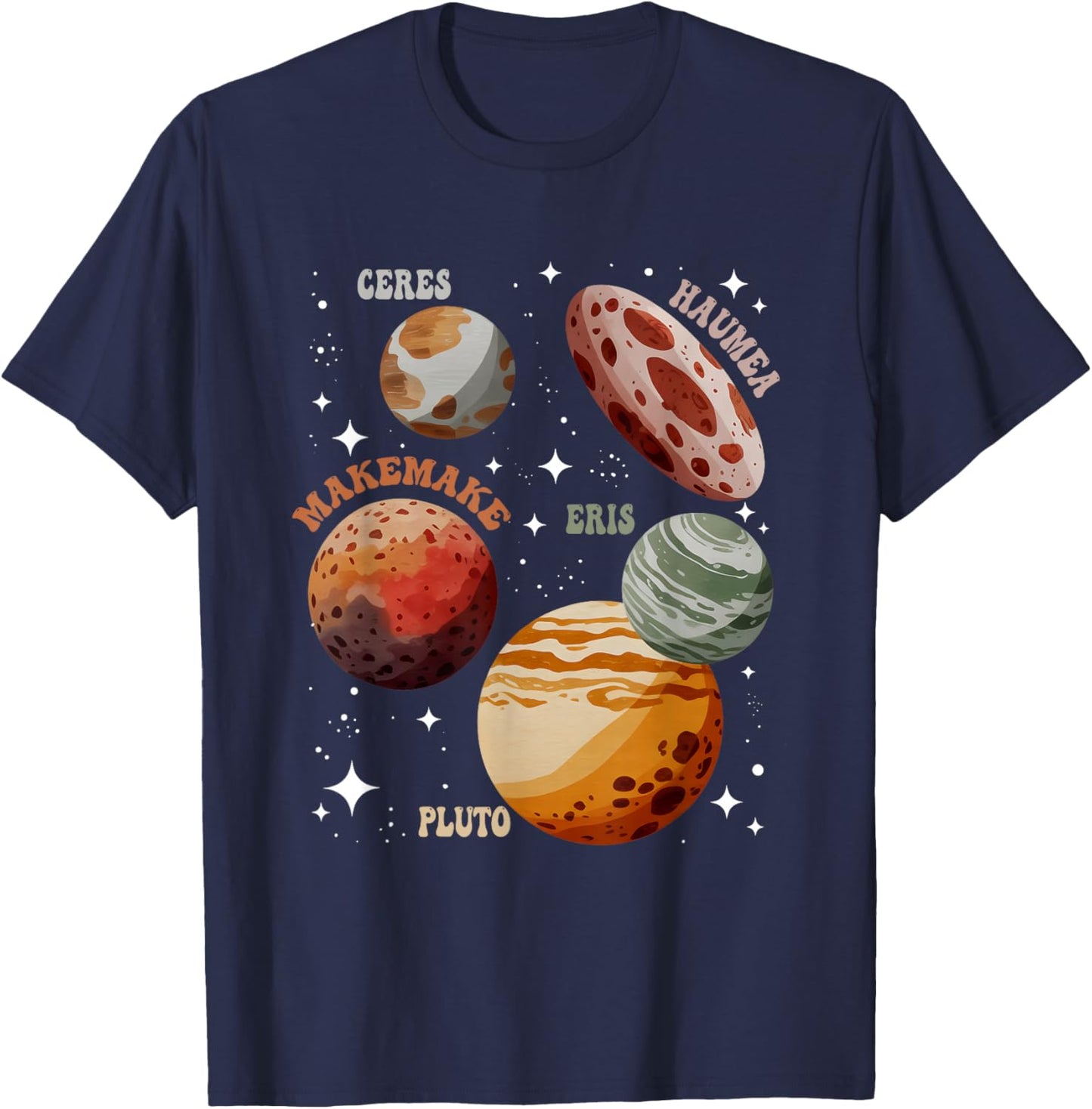 Haumea Space T-Shirt - T-Shirt | Navy