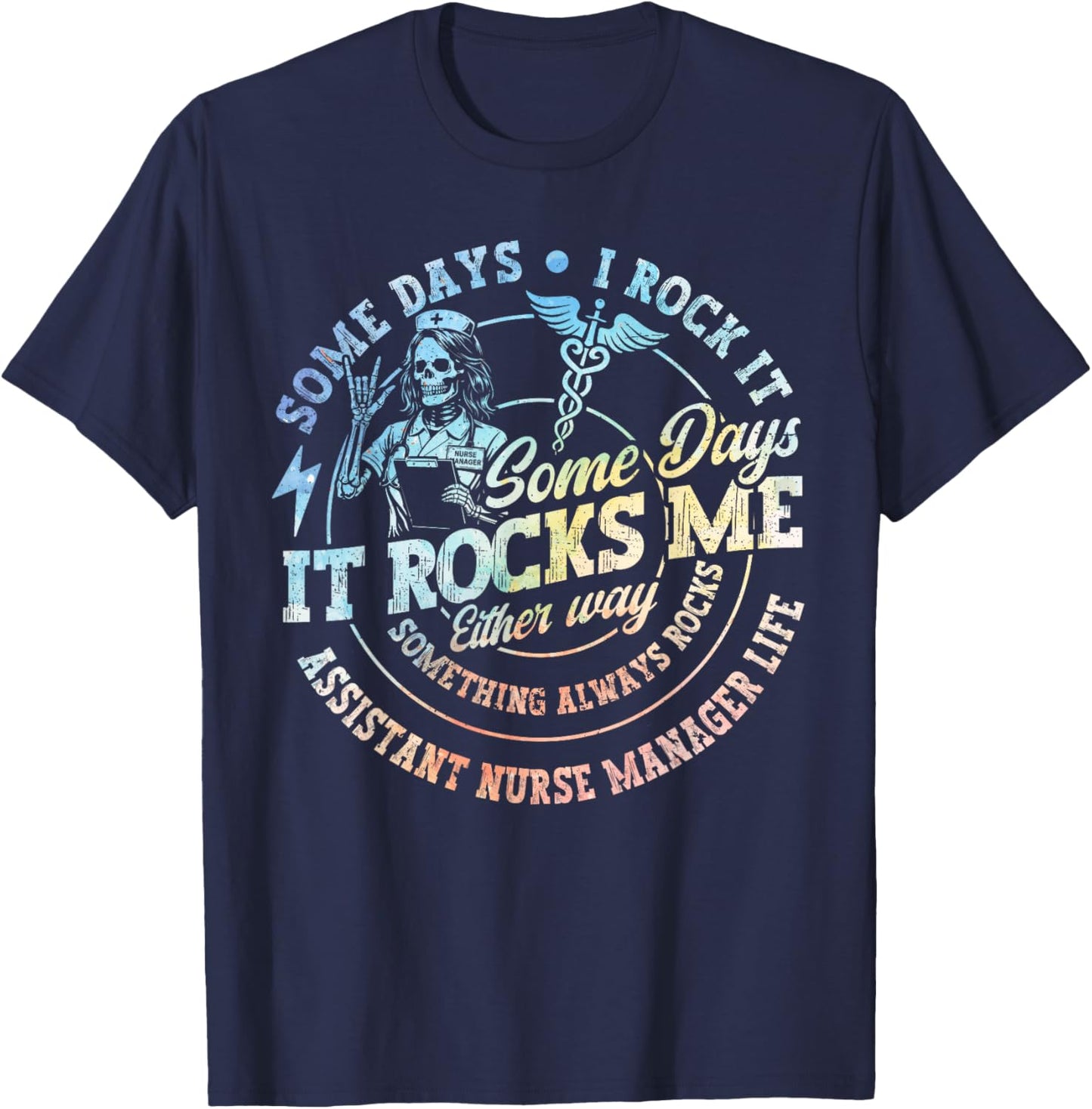 Assistant Nurse Manager T-Shirt - T-Shirt | Navy
