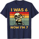 7th Birthday I was 6 Now Im 7 Dab Six Seven Boys Kids Youth T-Shirt - T-Shirt | Navy