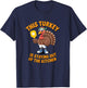 Funny Thanksgiving Pickleball - Stay Out of The Kitchen T-Shirt - T-Shirt | Navy