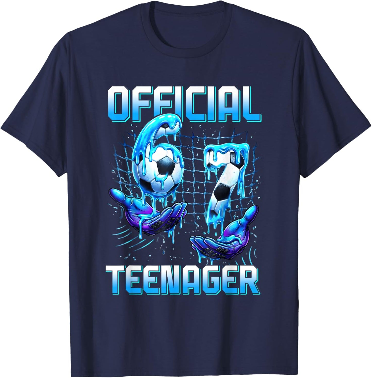 6+7 Year Old Boys Girls Teenager 13th Birthday Funny 67 T-Shirt - T-Shirt | Navy