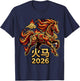 Chinese New Year of The Horse 2026 Fire Horse China Lunar T-Shirt - T-Shirt | Navy