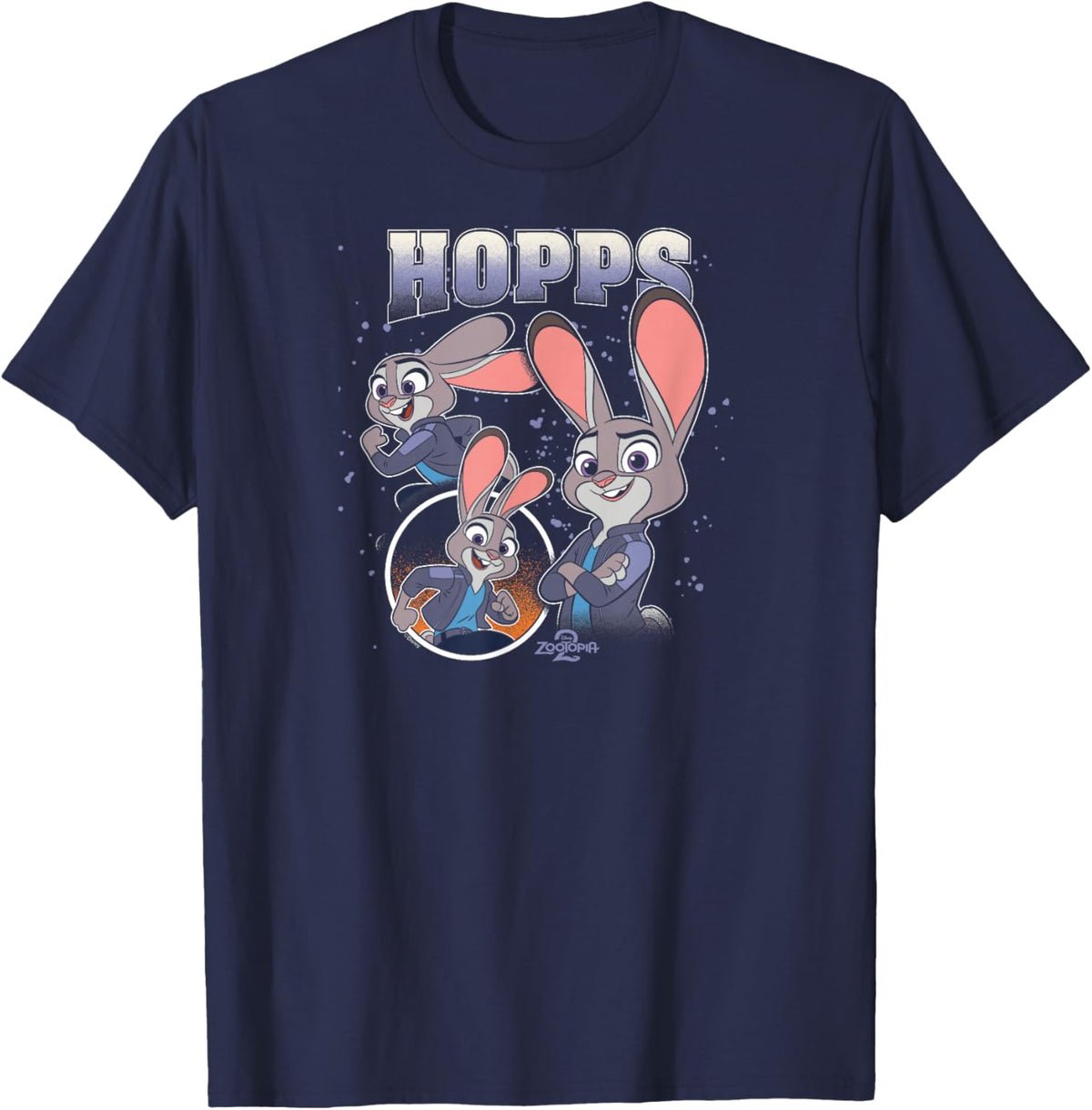 Zootopia 2 - Judy Hopps Bootleg T-Shirt - T-Shirt | Navy