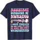 Assistant Director of Nursing ADON Appreciation T-Shirt - T-Shirt | Navy