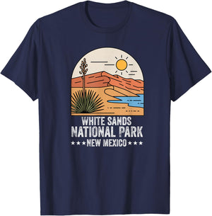 White Sands National Park Souvenir New Mexico Men Women T-Shirt - T-Shirt | Navy