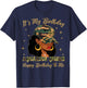 Aquarius Queen Black Woman with Cap Camo It's My Birthday T-Shirt - T-Shirt | Navy