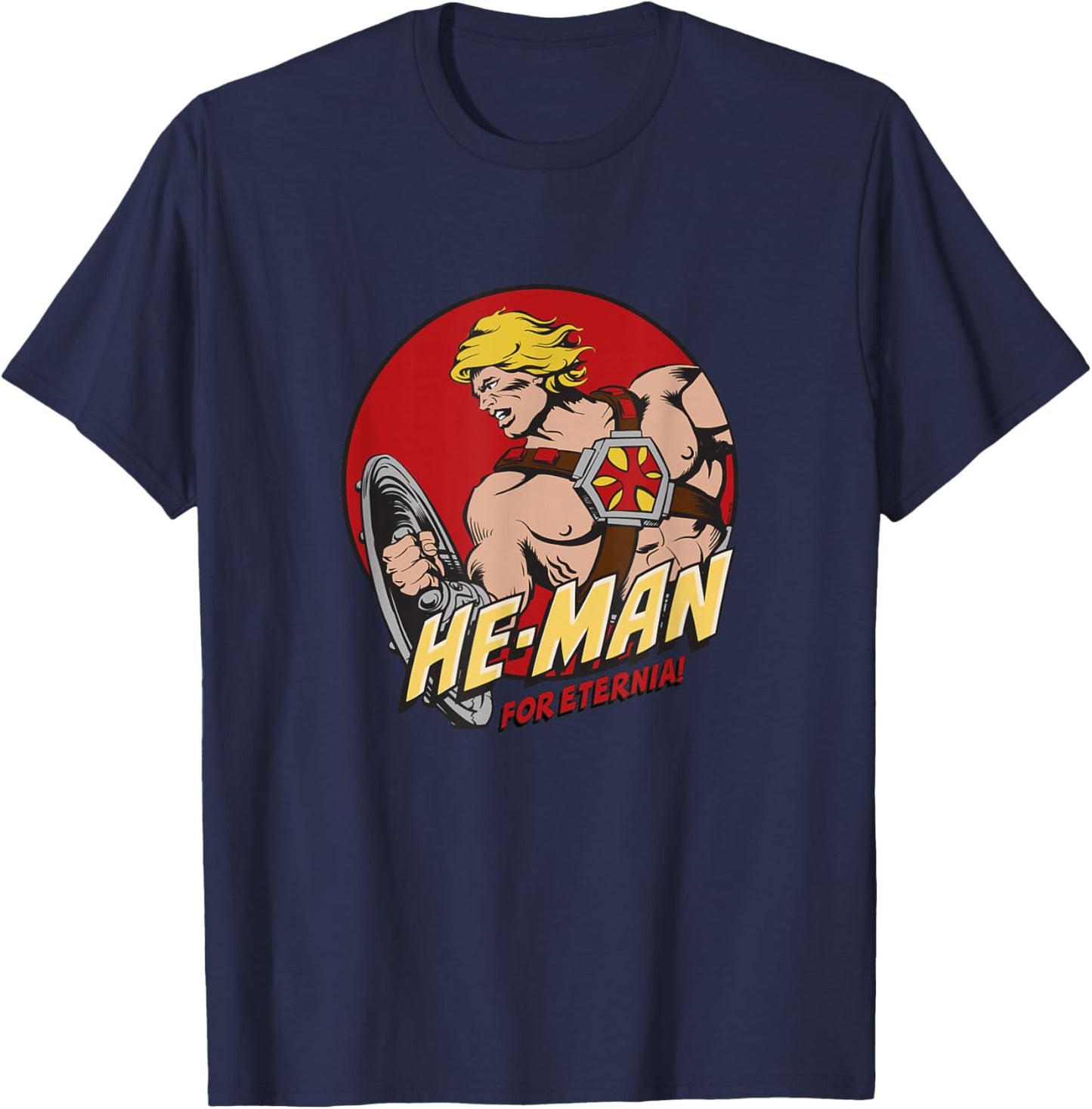 Masters of The Universe - Retro He-Man T-Shirt - T-Shirt | Navy