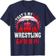 Wrestle That's My Girl Wrestling Grammy Mother's Day Xmas T-Shirt - T-Shirt | Navy