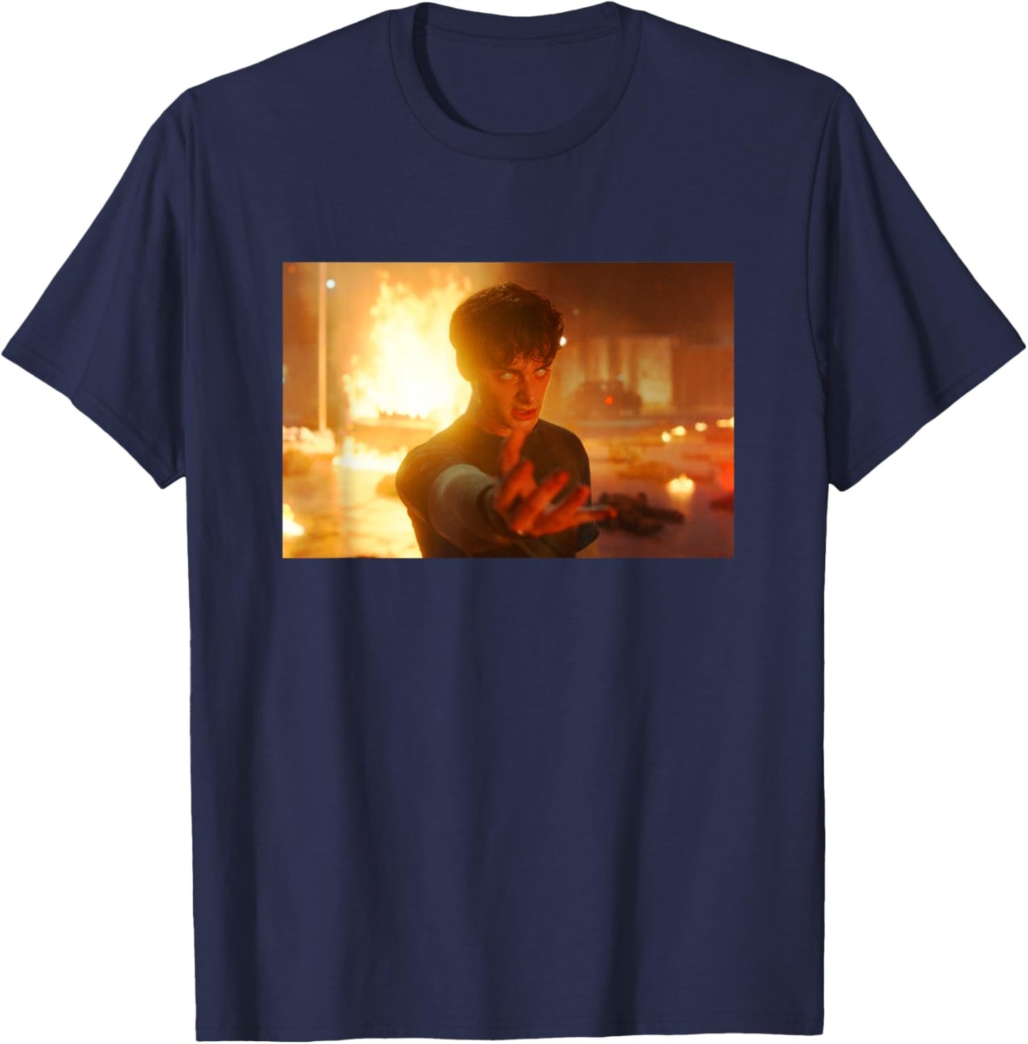 Stranger Things Will Byers Powers Vs Vecna Season 5 Vol 1 T-Shirt - T-Shirt | Navy
