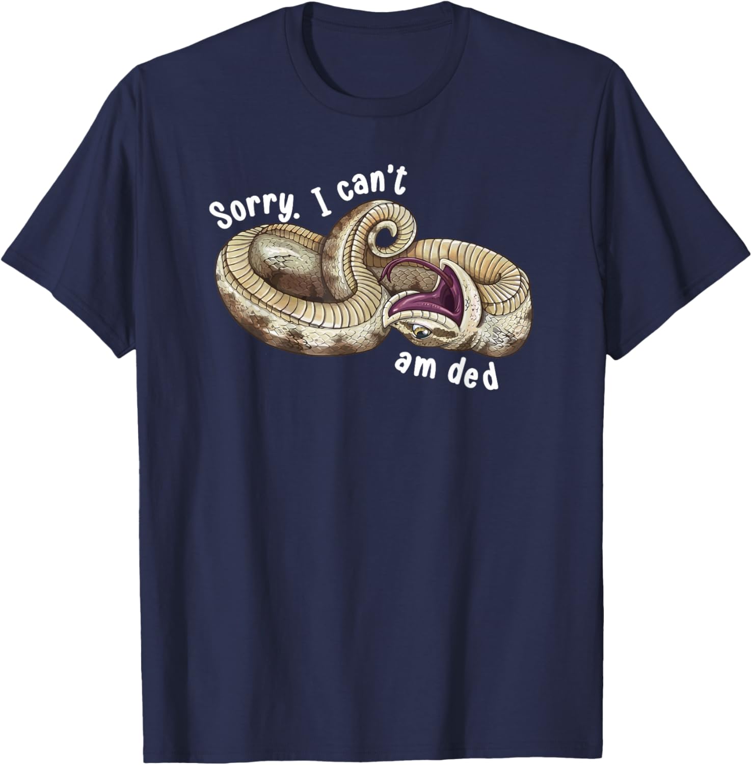 Funny Hognose Snake Owner Hognose Snake Lover T-Shirt - T-Shirt | Navy