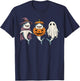 Spooky Ghost Shark Lover Pumpkin Halloween T-Shirt - T-Shirt | Navy
