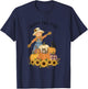 Happy Fall Y'all Scarecrow Pumpkin Sunflowers Autumn Thanksg T-Shirt - T-Shirt | Navy