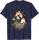 Wuthering Heights, Emily Bronte and Heathcliff Lovers T-Shirt - T-Shirt | Navy