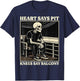 Retro Heart Says Pit Knees Say Balcony Men T-Shirt - T-Shirt | Navy