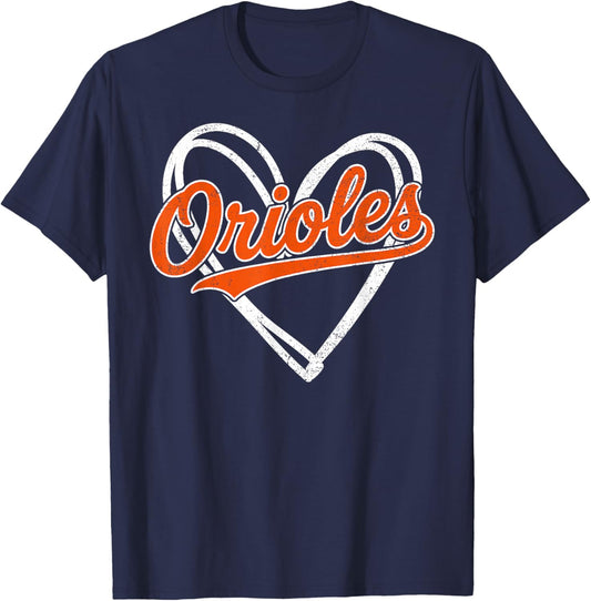 Oriole Name Retro Vintage Gift Women Boy Girl Kids T-Shirt - T-Shirt | Navy