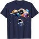 5 Years Old Birthday Boy Gifts Astronaut Planet 5th Five T-Shirt - T-Shirt | Navy