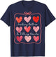 Lunch Lady Valentines Day Cafeteria Strawberry Sweethearts T-Shirt - T-Shirt | Navy