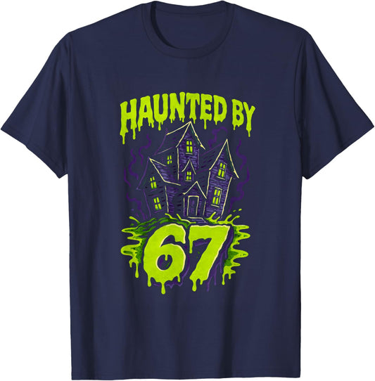 67 Meme Parents Halloween Costume Brain Rot 6-7 Six Seven T-Shirt - T-Shirt | Navy