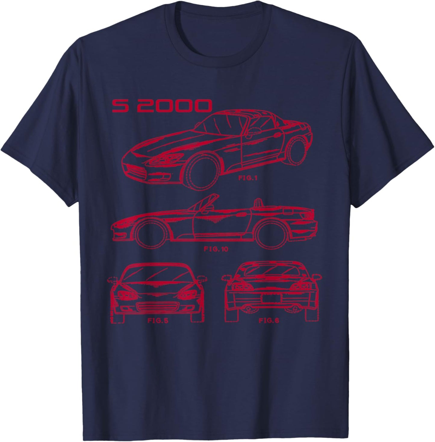 S2000 JDM Graphic Retro Tuner Car Drift Racing T-Shirt - T-Shirt | Navy
