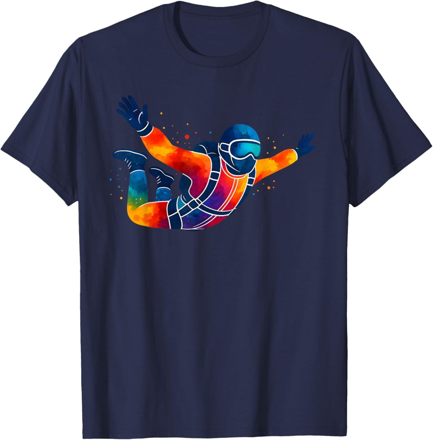 Skydiving Art Women Kids Indoor Skydive Sky Diving T-Shirt - T-Shirt | Navy