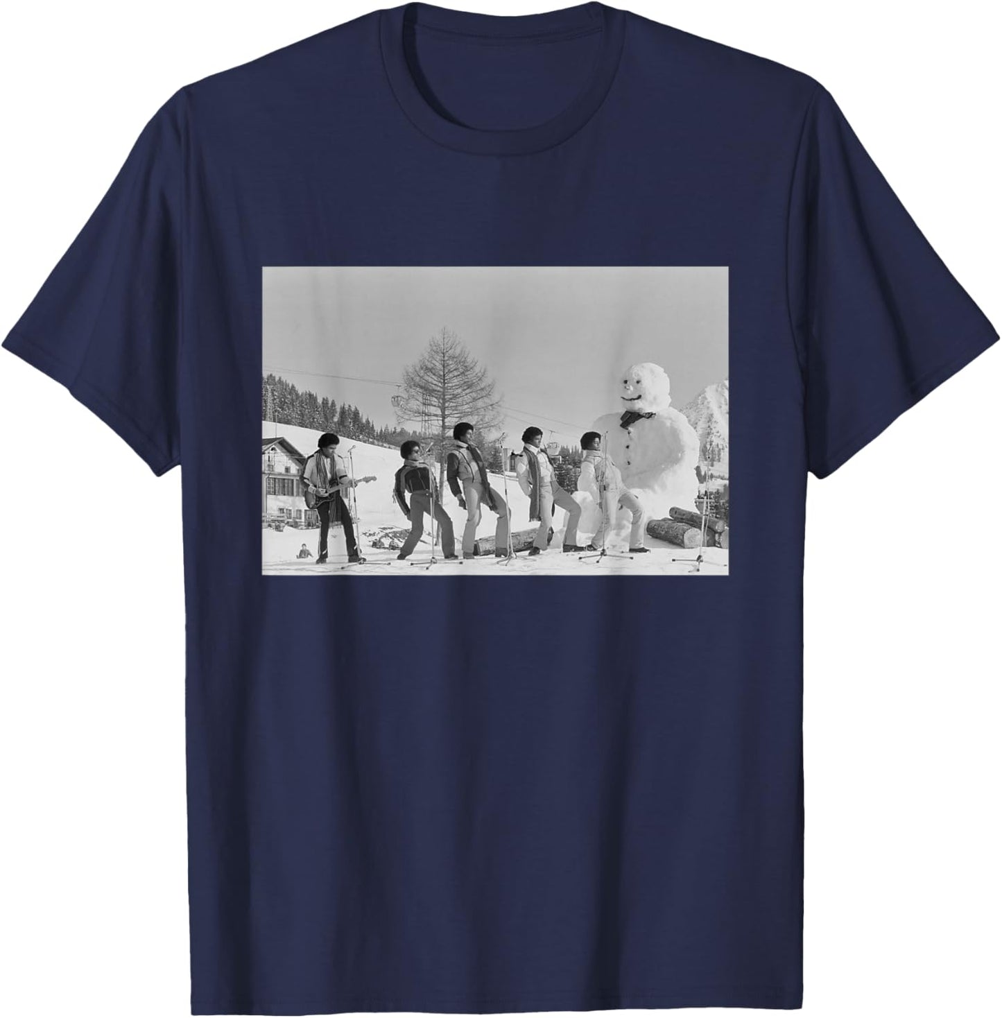 The Jackson 5 Live Featuring Michael Jackson T-Shirt - T-Shirt | Navy