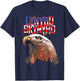 Lynyrd Skynyrd Americana Eagle Free Bird Retro Rock Flag US T-Shirt - T-Shirt | Navy