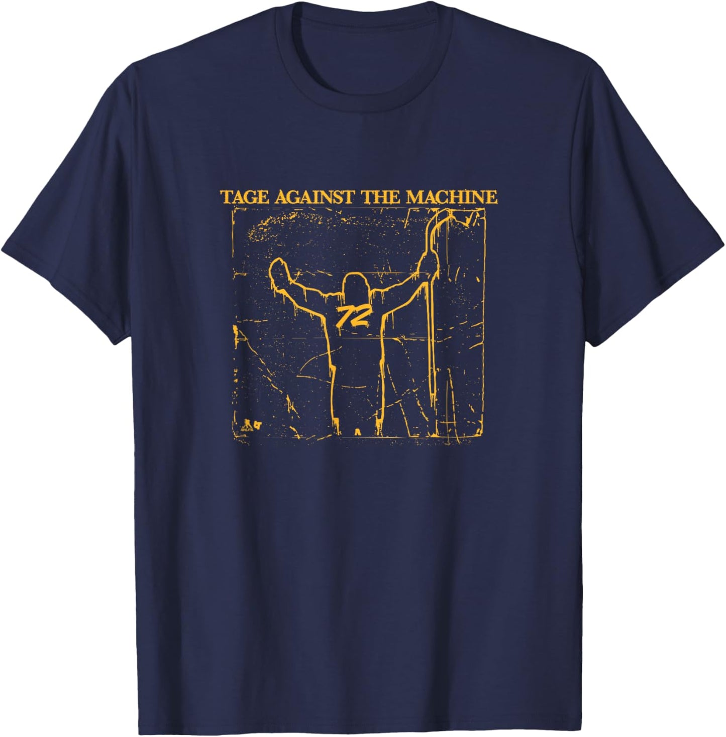 Tage Thompson - Tage Against The Machine - Buffalo Hockey T-Shirt - T-Shirt | Navy