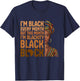 Blackity Black History Month Africa Map Men Women Pride T-Shirt - T-Shirt | Navy