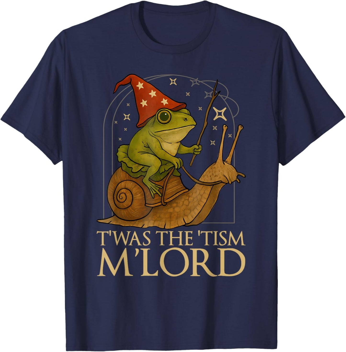 TWAS The Tism M Lord Shirt - Funny Autism Awareness T-Shirt - T-Shirt | Navy