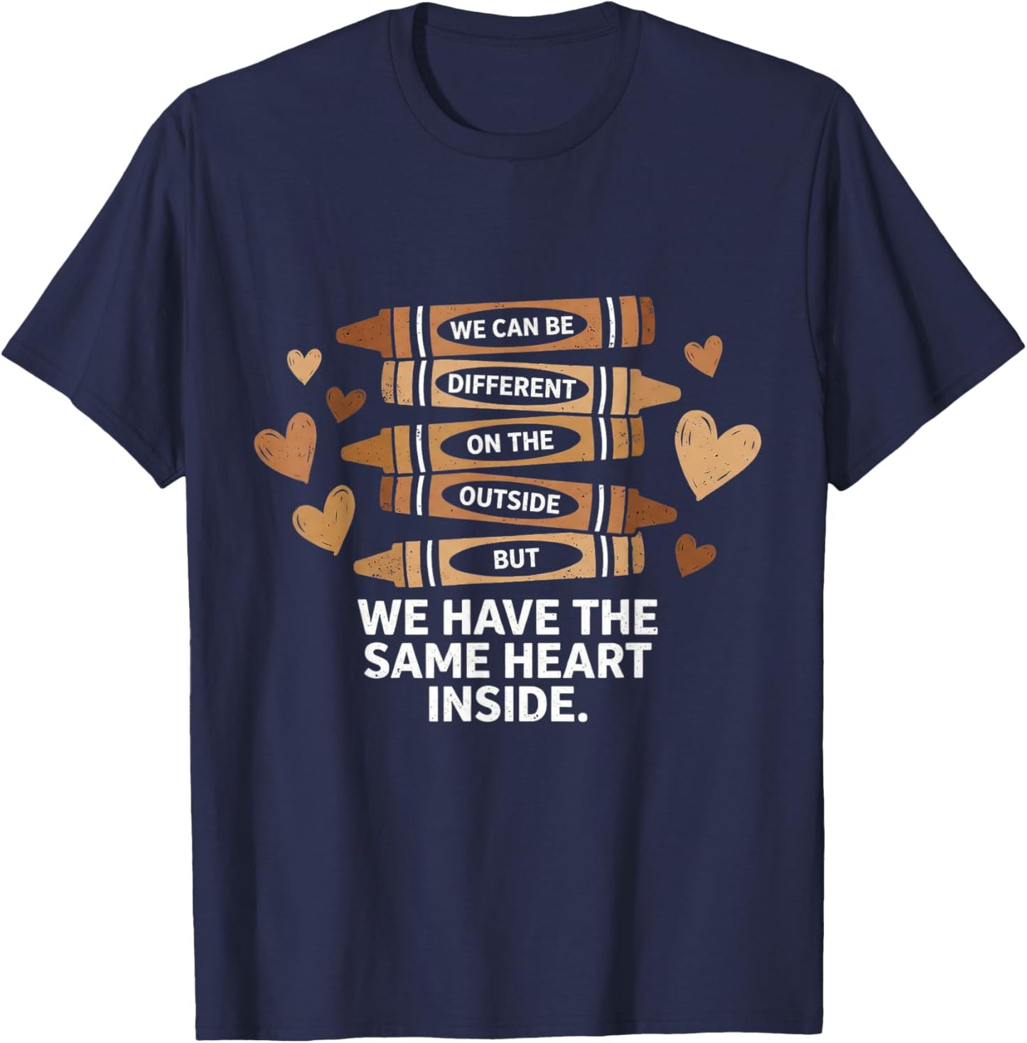 Same Heart Black History Month African American Women Kids T-Shirt - T-Shirt | Navy
