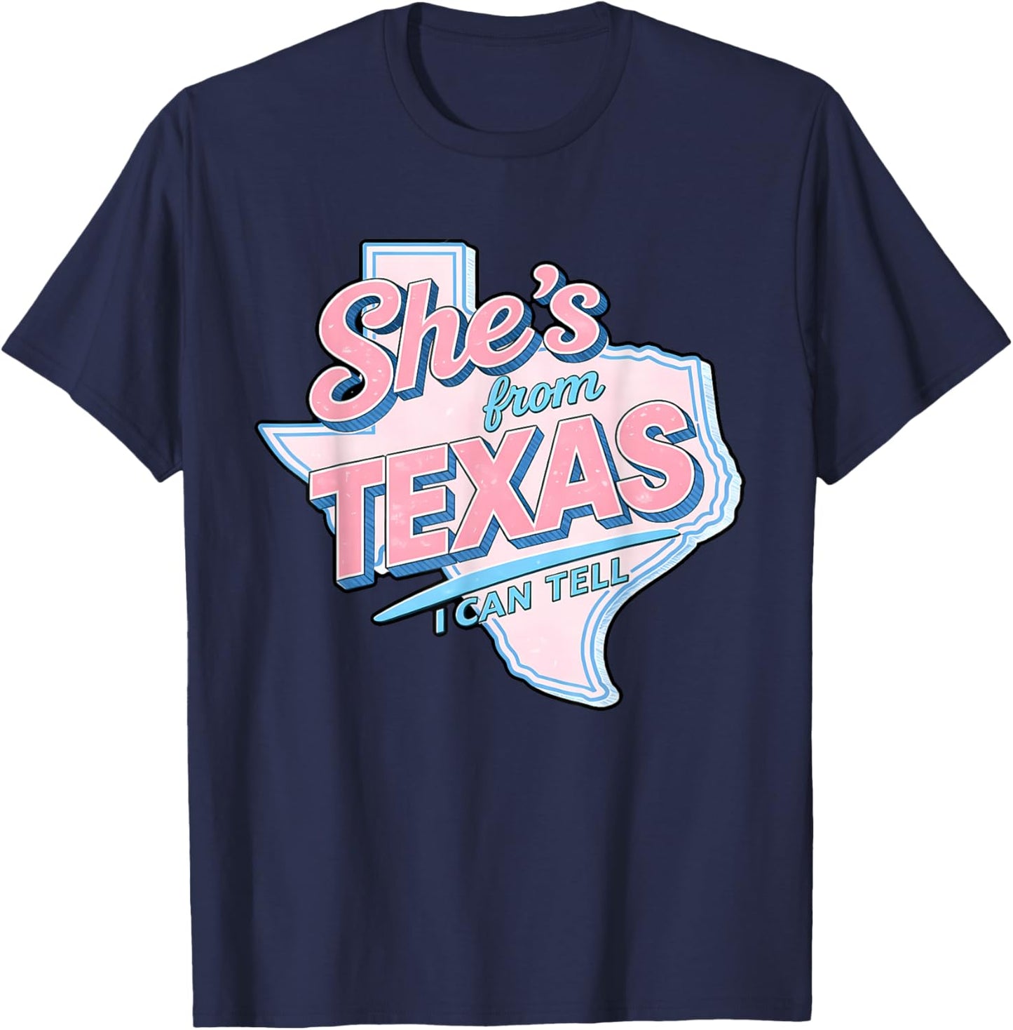 Texas Girl T-Shirt - T-Shirt | Navy