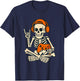 Halloween Skeleton Gamer Video Gaming Boys Men Kids T-Shirt - T-Shirt | Navy