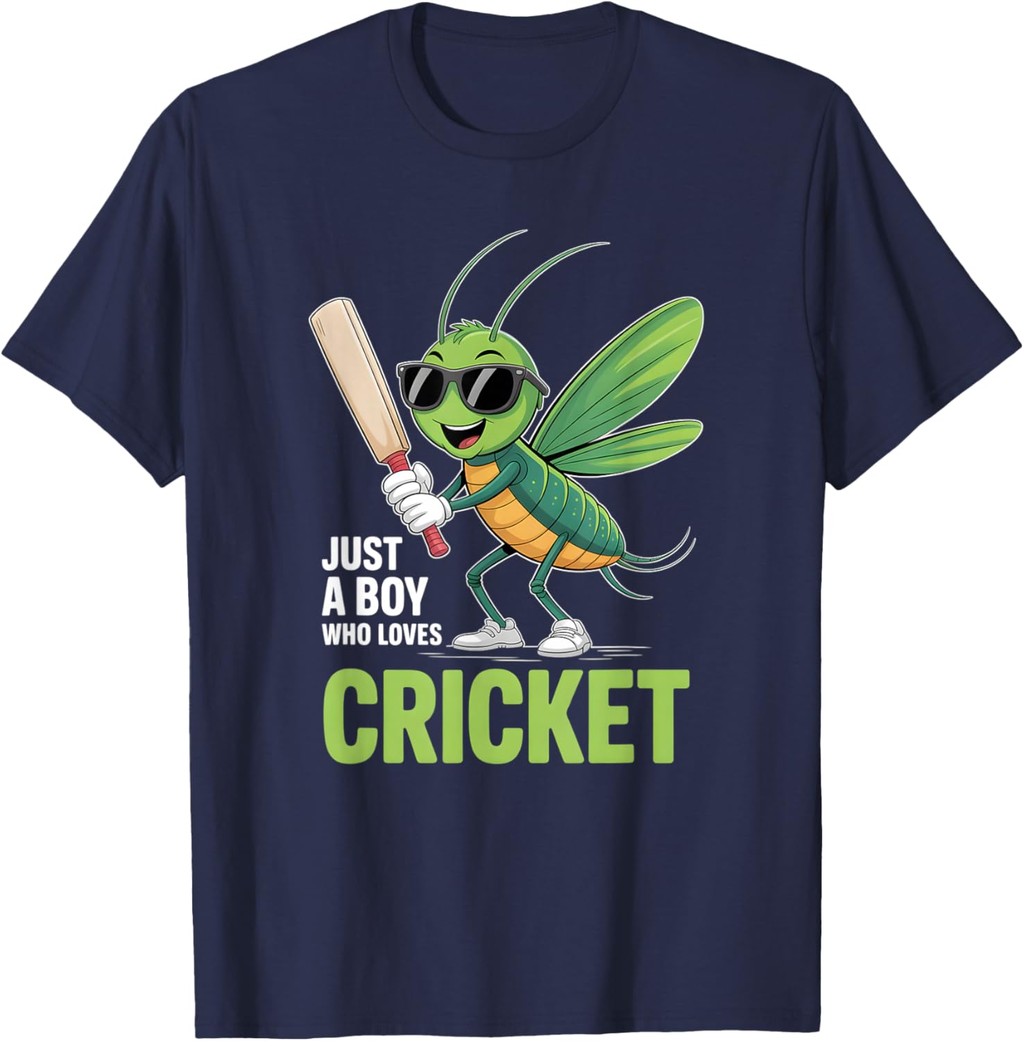 Boys Cricket T-Shirt - T-Shirt | Navy