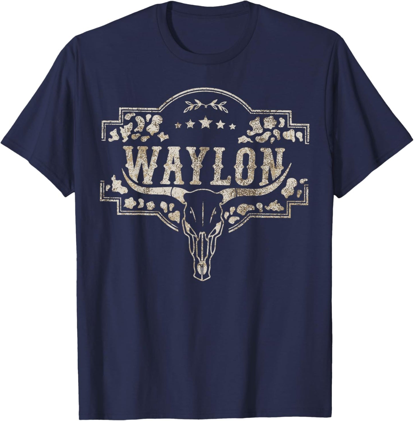 Vintage Waylon Gift Women Kid T-Shirt - T-Shirt | Navy