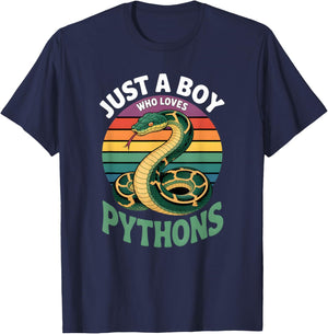 Boys Python T-Shirt - T-Shirt | Navy